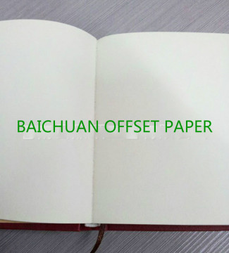 Trắng tự nhiên Trắng Woodfree Offset In giấy