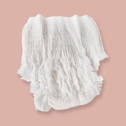 Natural comfortable lady organic cotton period underwear