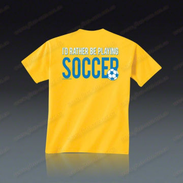 Souvenir soccer t-shirt for kids or adults. Design features country Coat of Arms, name, national flag and soccer ball
