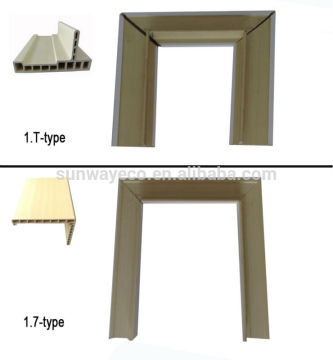 Eco-friendly wood plastic composite window frame