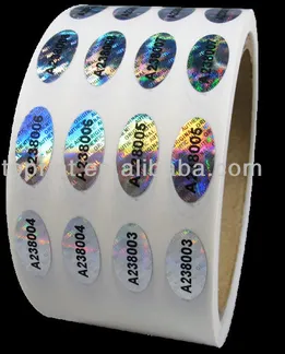 Color printing product laser sticker label