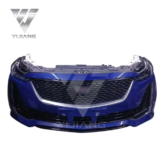 Original Bumper Front Mouth and Bumper Assembly for Cadillac CT5: Complete Car Body Kit Including Key Components