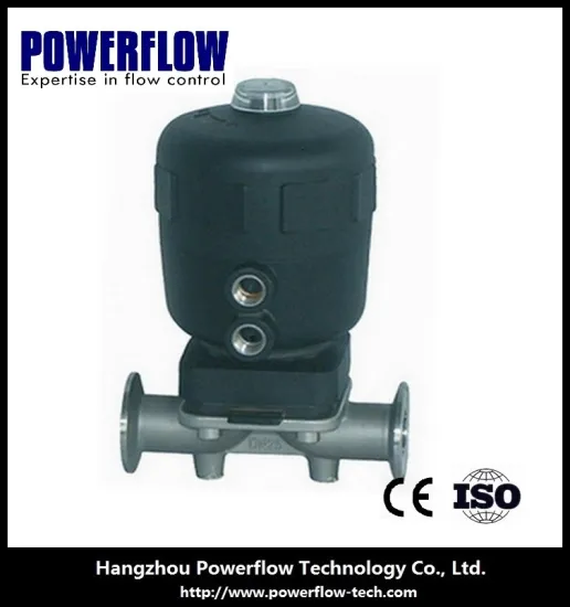 Sanitary Clamp stainless steel pneumatic diaphragm valve