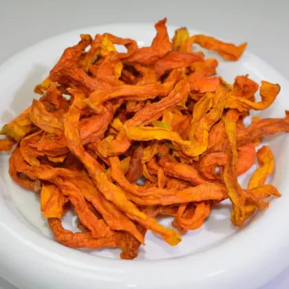 Natural Dried Pumpkin Long Slices Instant Food