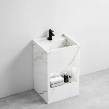 Rock Slab Basin Bathroom Sink