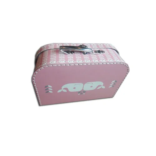 Vintage Cardboard Sewing Handmade Suitcase