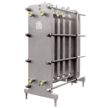 Échangeur de chaleur chauffant / plaque de refroidissement en acier inoxydable pour la bière, les boissons et la fermentation du yaourt