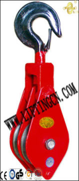 supplier one wheel pulley with hook