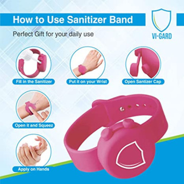 Hand Sanitizer Bracelet Silicone Wristband