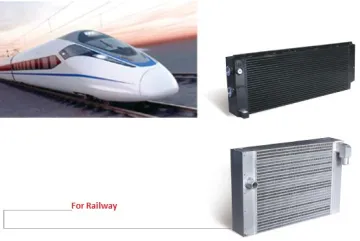 Aluminum Plate Bar Cooler for Railway Locomotive
