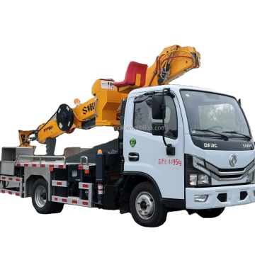 China Brand Dongfeng Howo FAW JMC 4x2 Light Lifting Equipment Telescopic Boom Aerial Work Platform