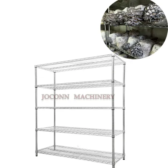 Durable Wire Shelf Racks for Mushroom Spawn Bag Equipment