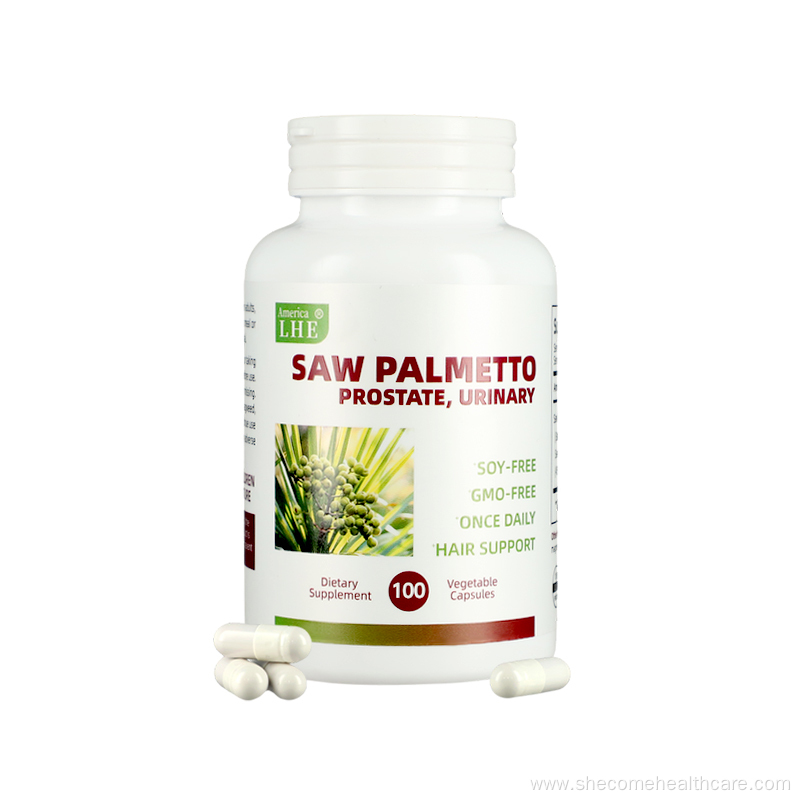 Saw Palmetto Capsules for Hair Health and Urinary