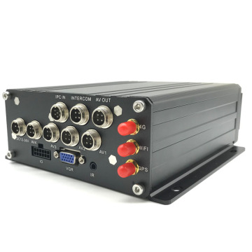4G LTE GPS WIFI Mobile DVR with 4CH 1080P and 5CH 720P IPC Cameras - Factory SSD 960p Hard Disk CMSV6