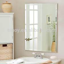 Environment Friendly Float Glass 2mm - 6mm Copper Free Silver Mirror Glass for bathroom, furniture, sliding door applications