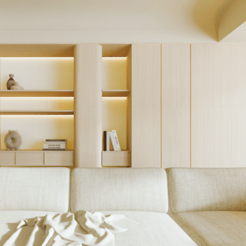 Papan MDF dengan Permukaan Melamin untuk Projek Kayu