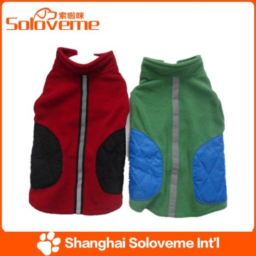 2015 hot sale dog soft fleece jacket for dogs