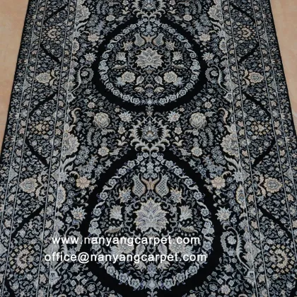 2.8'x8' Handwoven Gallery Runner Silk Rug