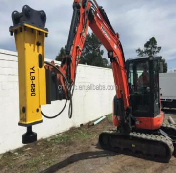 Hydraulic Post Pounder Attachment for Excavators