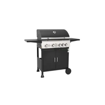 New Adjustable Height Outdoor Gas Grille Enamel Coated Steel Flame Regulator Barbecue Grill