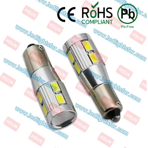 Car auto led bulb 5630 smd 10 led canbus 12v led ba9s for side marker light
