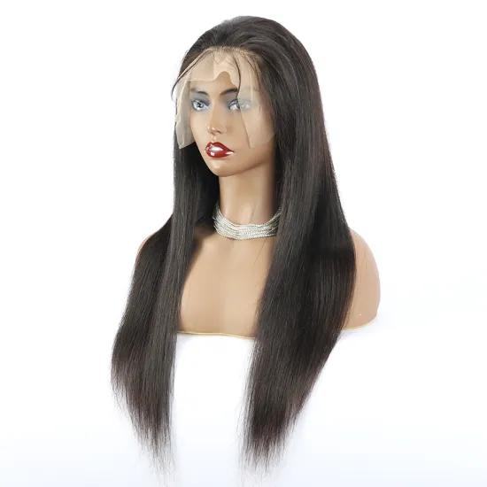 Youfa Cuticle Aligned Remy virgin Human Hair 13x4 Lace Frontal Wigs Pre Plucked Hairline Brazilian Straight Lace Frontal Wig