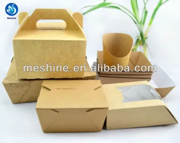 Meshine food packaging-kraft food box
