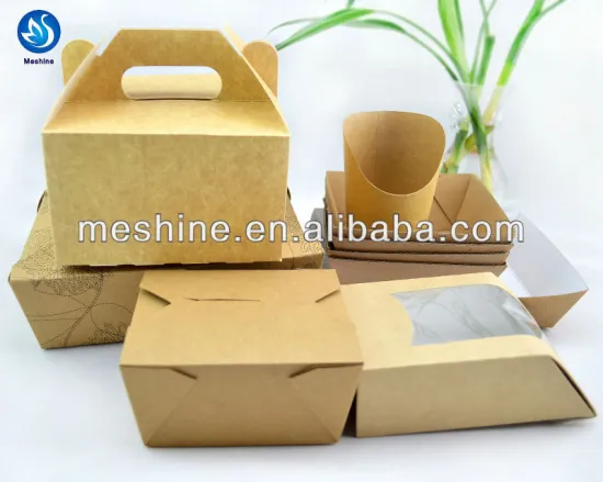 Meshine food packaging-kraft food box