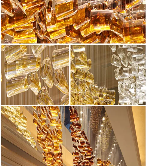 Customized hotel lobby chandelier solution
