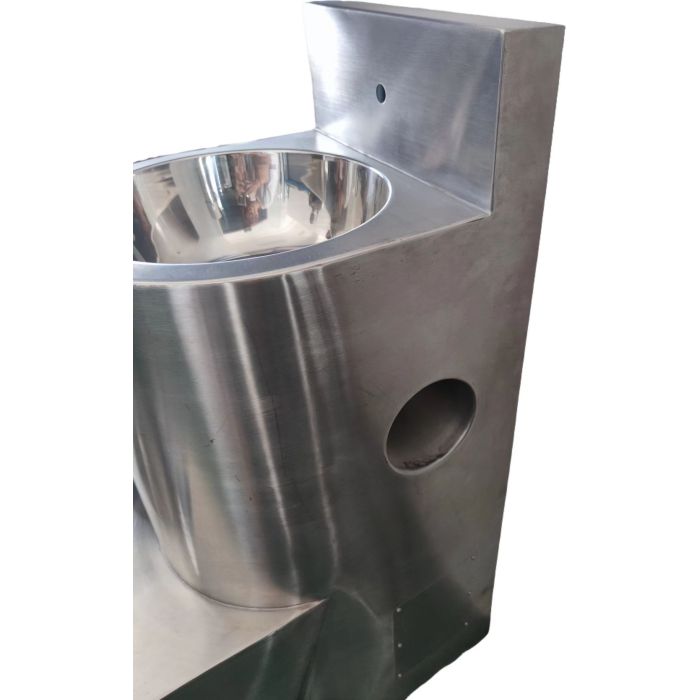 Edelstahl einteiliger Toilettenwaschbecken
