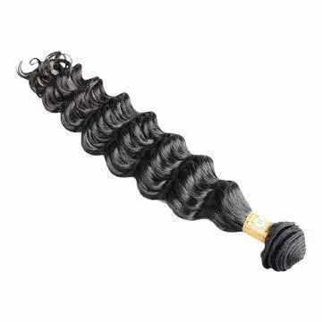 Natural Color Hair Waves, Grade AAAAA Peruvian Deep, 26-inch Length