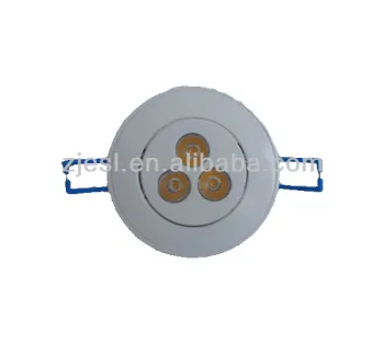 White Aluminum Housing 90-100 lm/w 6w led downlight