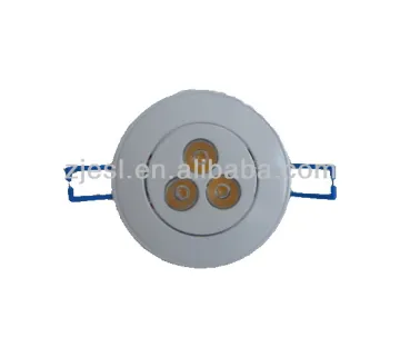 White Aluminum Housing 90-100 lm/w 6w led downlight