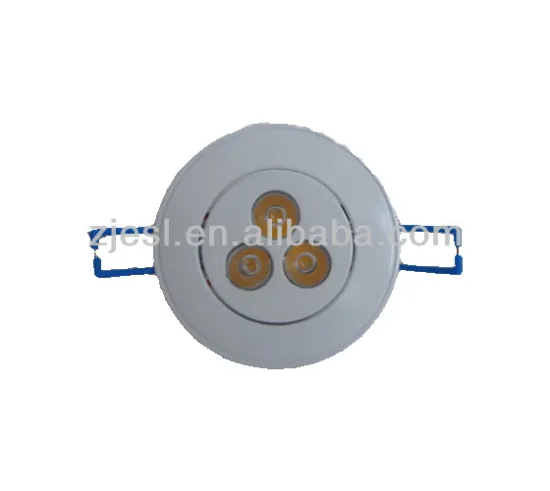 White Aluminum Housing 90-100 lm/w 6w led downlight