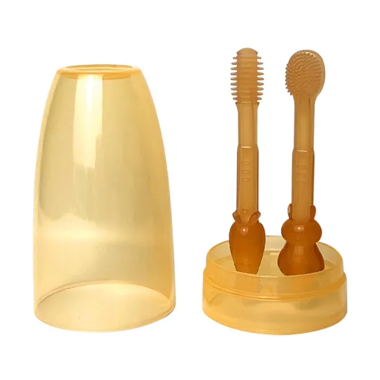 Silicone Baby Toothbrush Pacifier with Storage Box