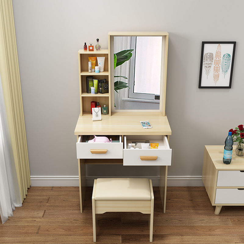 Simple Multi-functional Dressing Table with Mirror