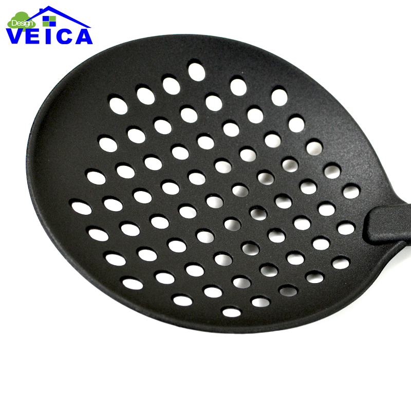 1Pcs High Quality Long Handle Spoon Large Colander Scoop Nylon Strainer Nonstick Colander Spoons Kitchen Cooking Tools