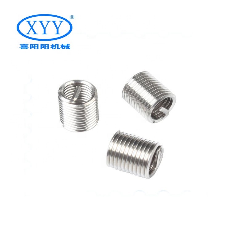 304 Stainless Steel Wire Thread Inserts M3*0.5*2.5D Fasteners Custom Size Screw