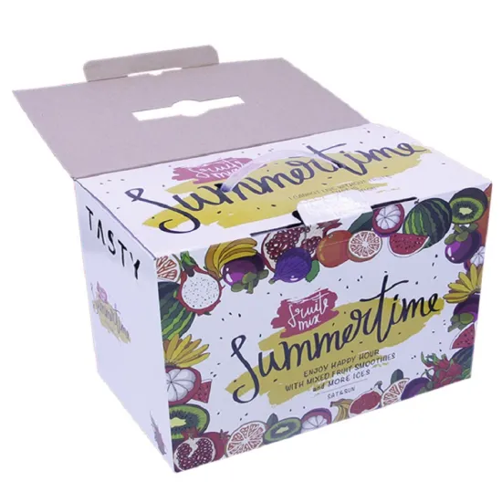 Apple Fruit Gift Packaging Box With Handle