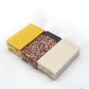 plastic vacuum packaging food rice vacuum bag