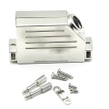 Conector de plástico de plástico D-sub plateado