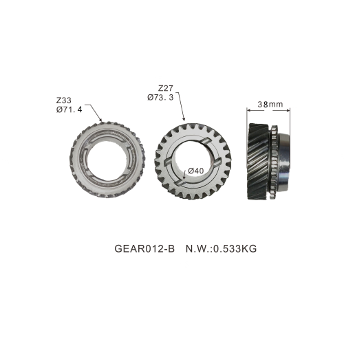 Factory Outlet Manual Auto Parts Transmission Box Gear for Toyota OEM Foton 3rd Gear