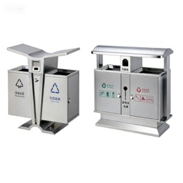 Custom Metal Trash Can for Outdoor Commercial Use