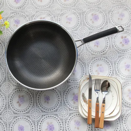 Stainelss Steel Nonstick Deep Frying Pan