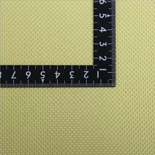 1500D 200gms Yellow plain woven aramid fiber fabric