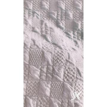 Tecido tridimensional elástico de malha jacquard