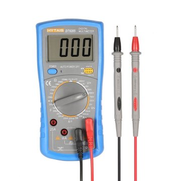 DT9205 Digital Multimeter - 1999 Tellingen Transistor Tester met automatisch variërende AC/DC -spanningskalibratie