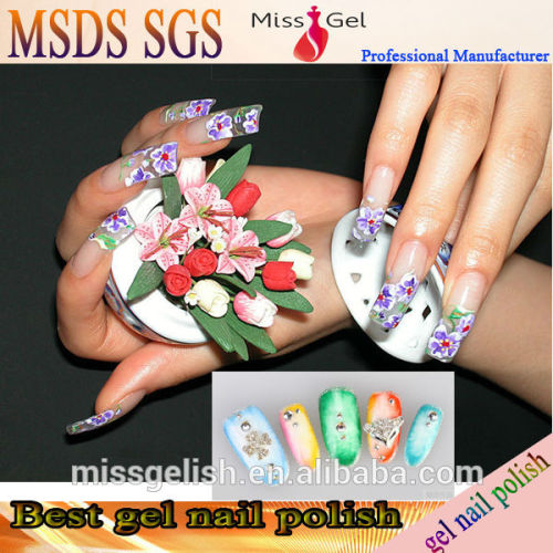 Nail art design gel uv glitter uv gel nail art kit