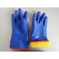 Guantes revestidos de invierno de trabajo pesado con revestimiento de PVC