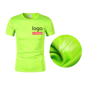 Γεια σας Vis Mesh Fluorescent Reflective T-shirt ξήρανση